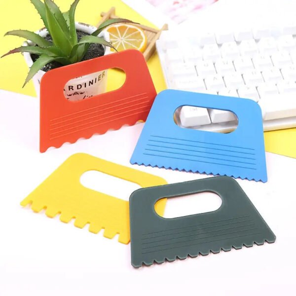 Fine Art Plastic Drawing Scraper 4 Color Set | Art Tools