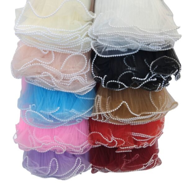 Pearl Edge Wavy Wrinkled Floral Wrap Roll 11 In x 3.6 M