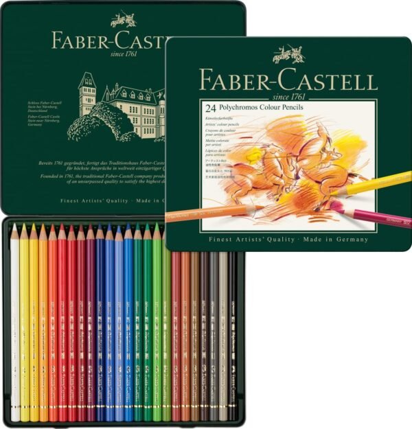 Faber-Castell Polychromos Color Pencils Tin Set