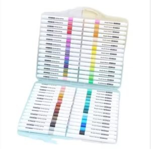 FULIBAO water-based acrylic paint markers open storage case full set